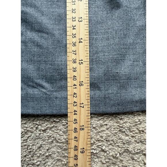 J. Crew Wool High Waisted Elastic Waist Sidewalk Mini Skirt Gray Women's Size 8 - Picture 8 of 9
